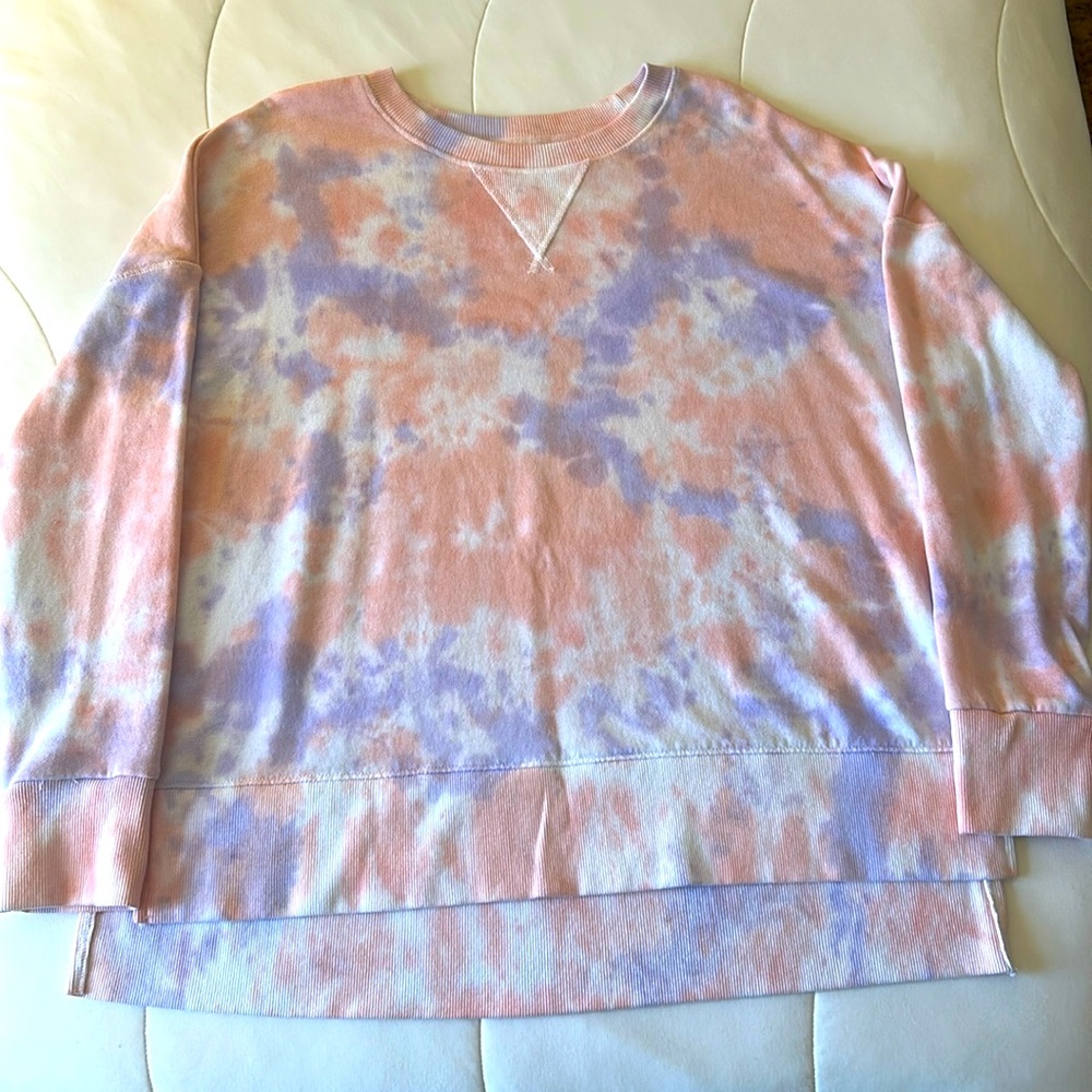 Purple & Pink Tie Dye Women’s Sweatshirt 💜🩷